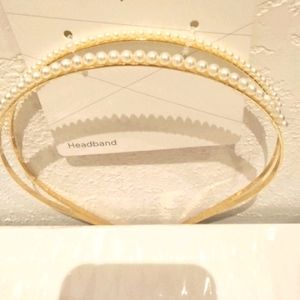 Stunning pearl/gold headband!!